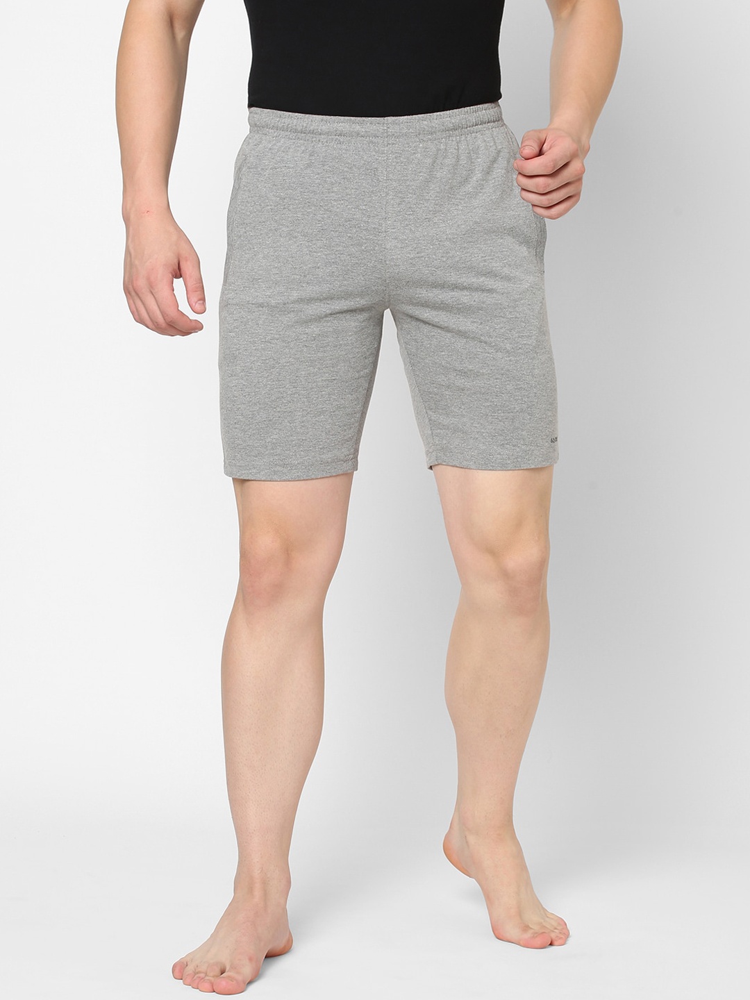 

Sweet Dreams Men Grey Solid Shorts