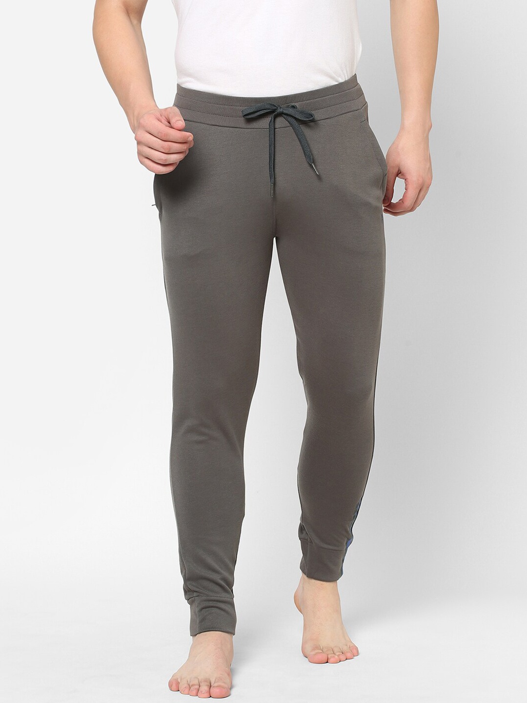 

Sweet Dreams Men Grey Solid Lounge Pants