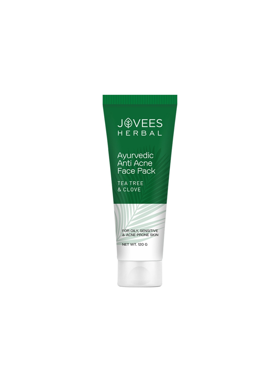 

Jovees Antiseptic Anti Acne Face Pack with Tea Tree & Clove - 120 g, White