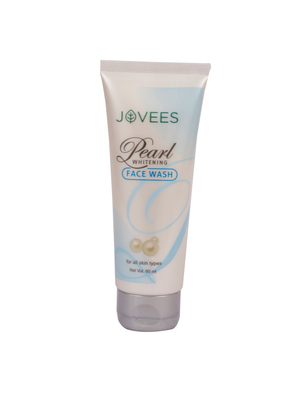 

Jovees Pearl Whitening Face Wash with Soya Protein & Bearberry - 60 ml, White