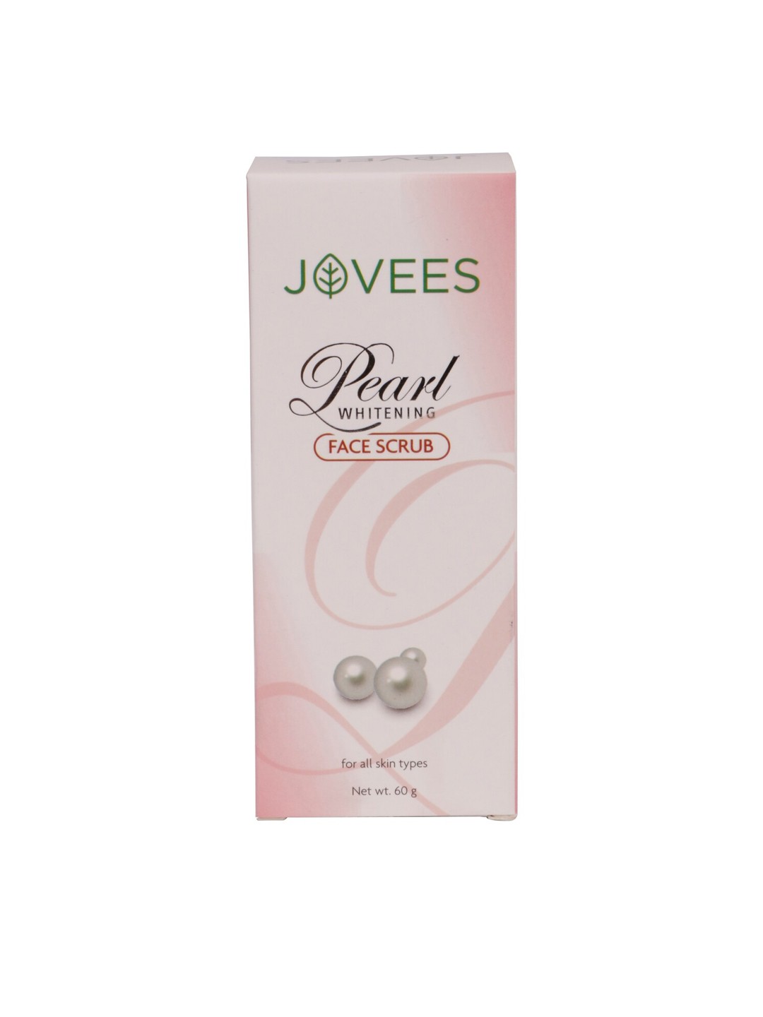 

Jovees Pearl Whitening Face Scrub with Almond Oil 60 g, White