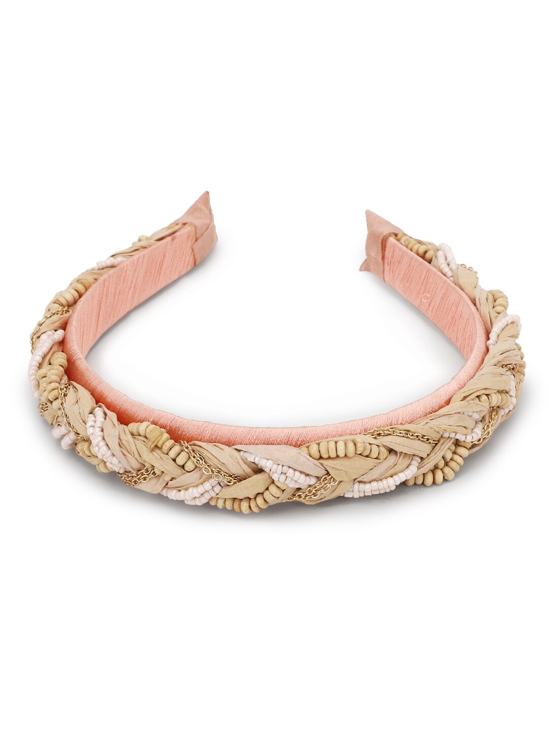 

FOREVER 21 Women Beige Embellished Hairband