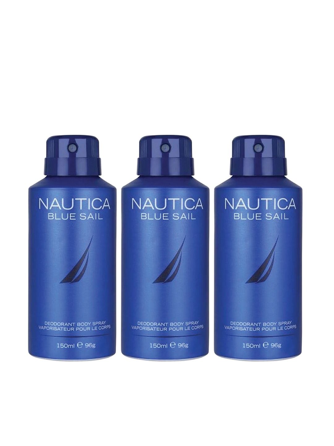 

Nautica Men Set of 3 Blue Sail Deodorant Sprays - 150ml each