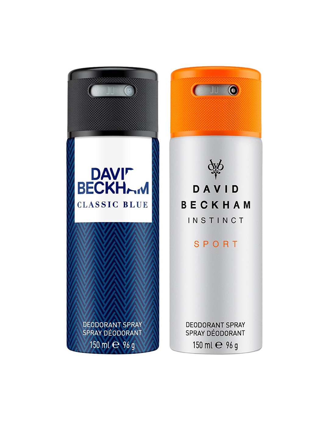 

DAVID BECKHAM Men Combo of Classic Blue & Instinct Sport Deodorant Spray - 150 ml Each