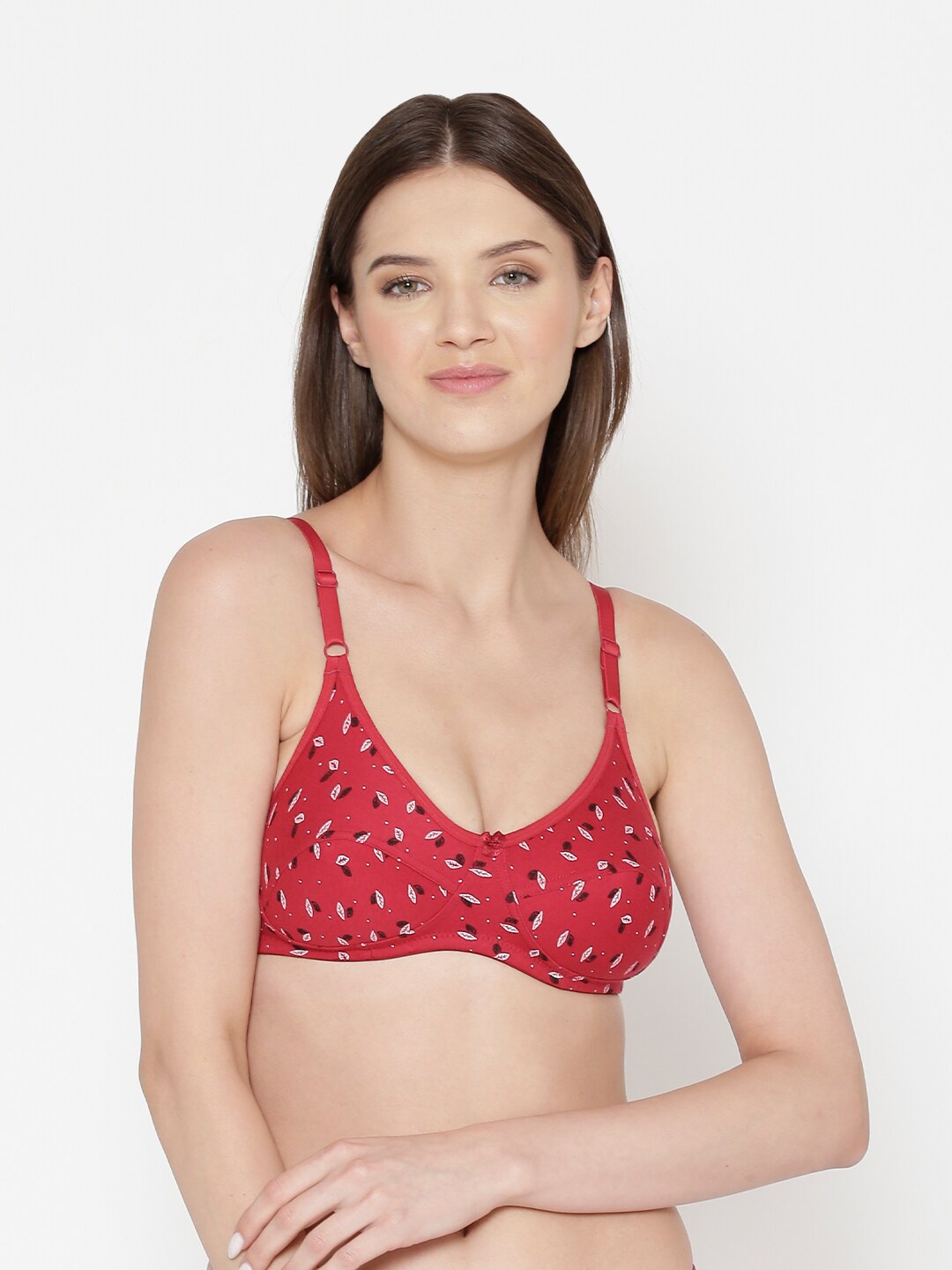 

GROVERSONS Paris Beauty Red & White Floral T-Shirt Bra
