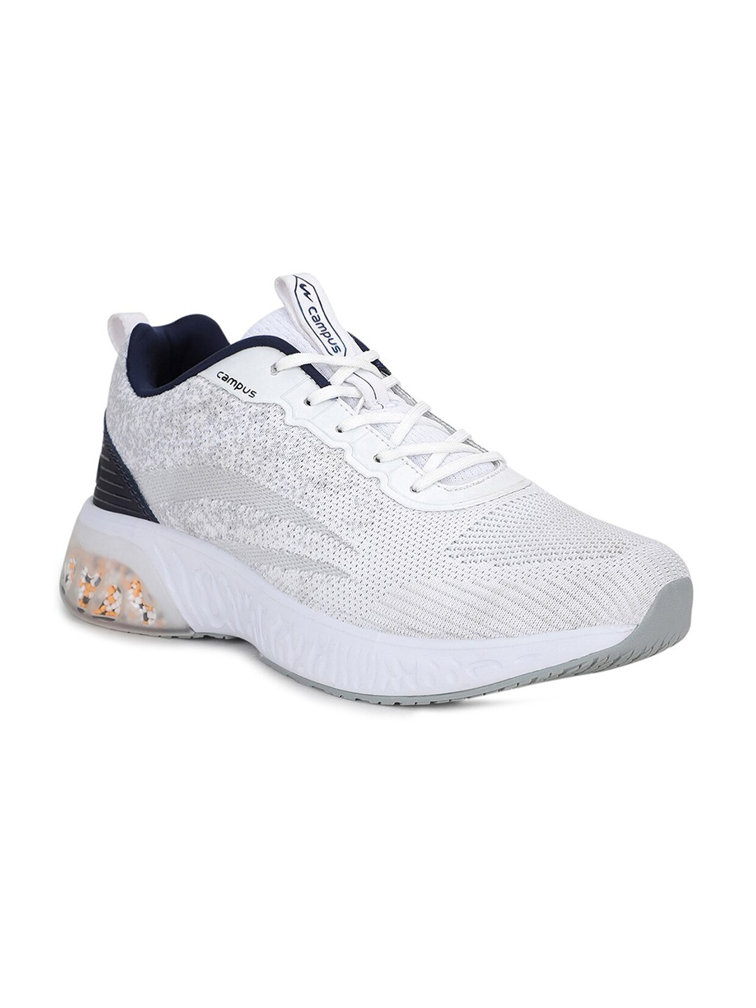 

Campus Men White Mesh Running Shoes