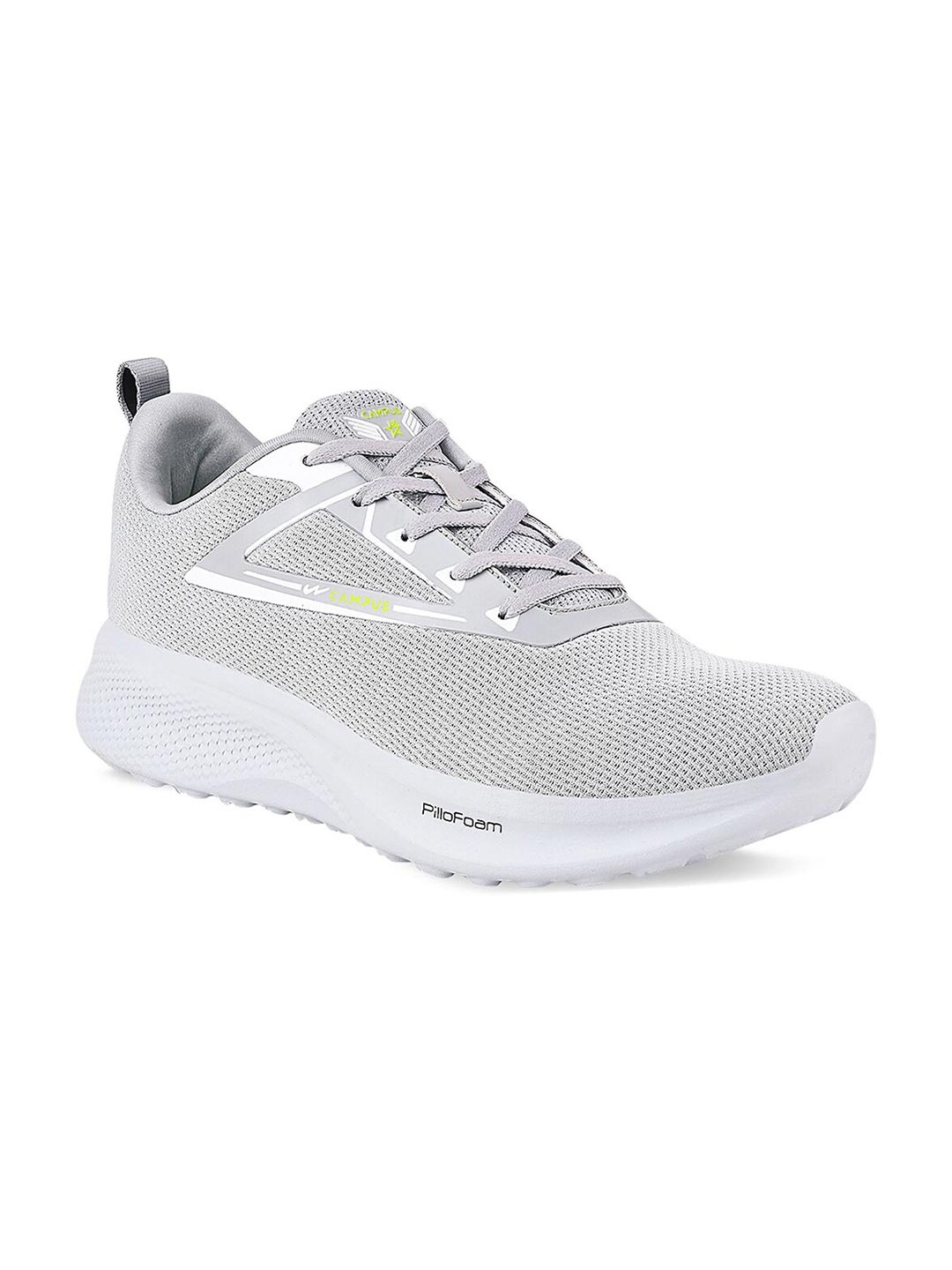 

Campus Men Grey & White Mesh Running Shoes