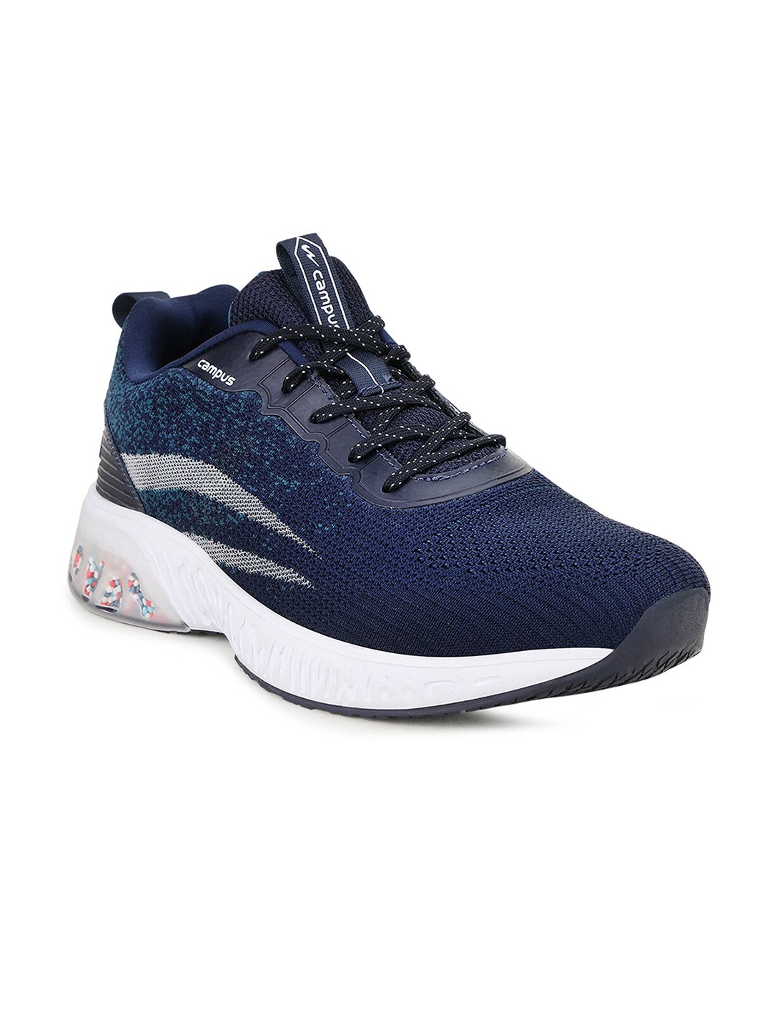 

Campus Men Navy Blue Mesh Running Shoes