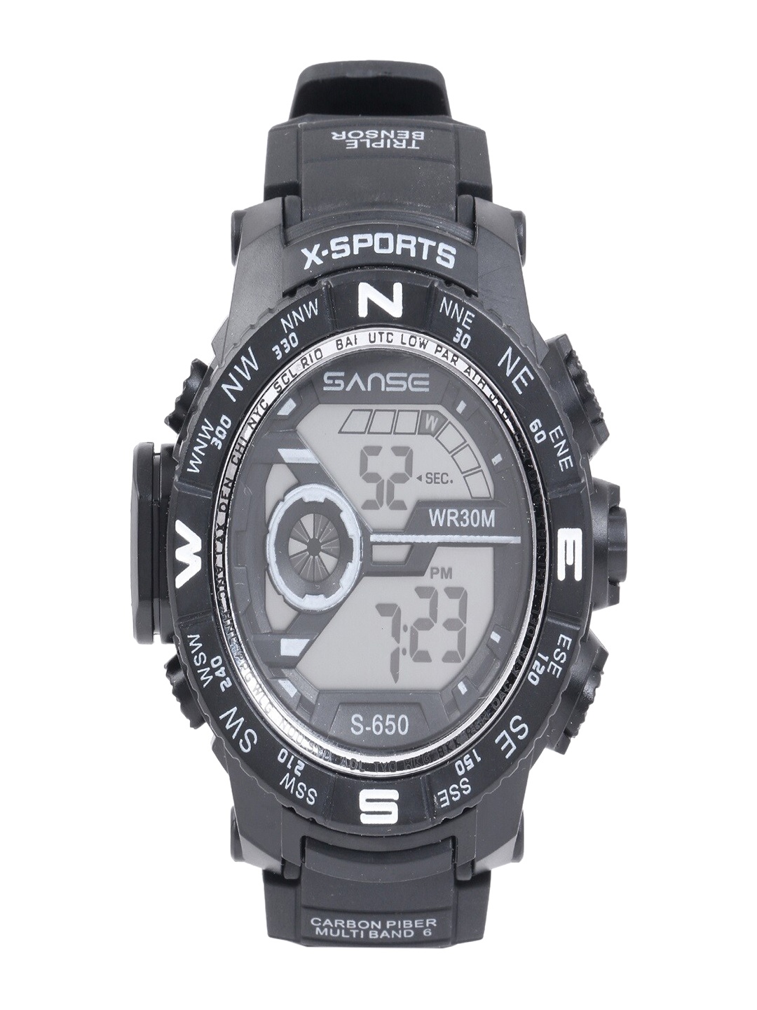 

SKYLOFTS Boys Mother of Pearl Dial & Textured Straps Digital Automatic Watch sansue_digital_silver