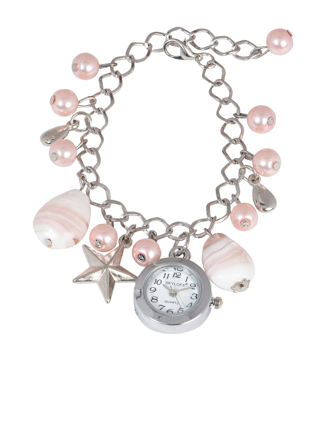 

SKYLOFTS Girls Dial & Bracelet Style Straps Analogue Watch bracelet_watch_pink