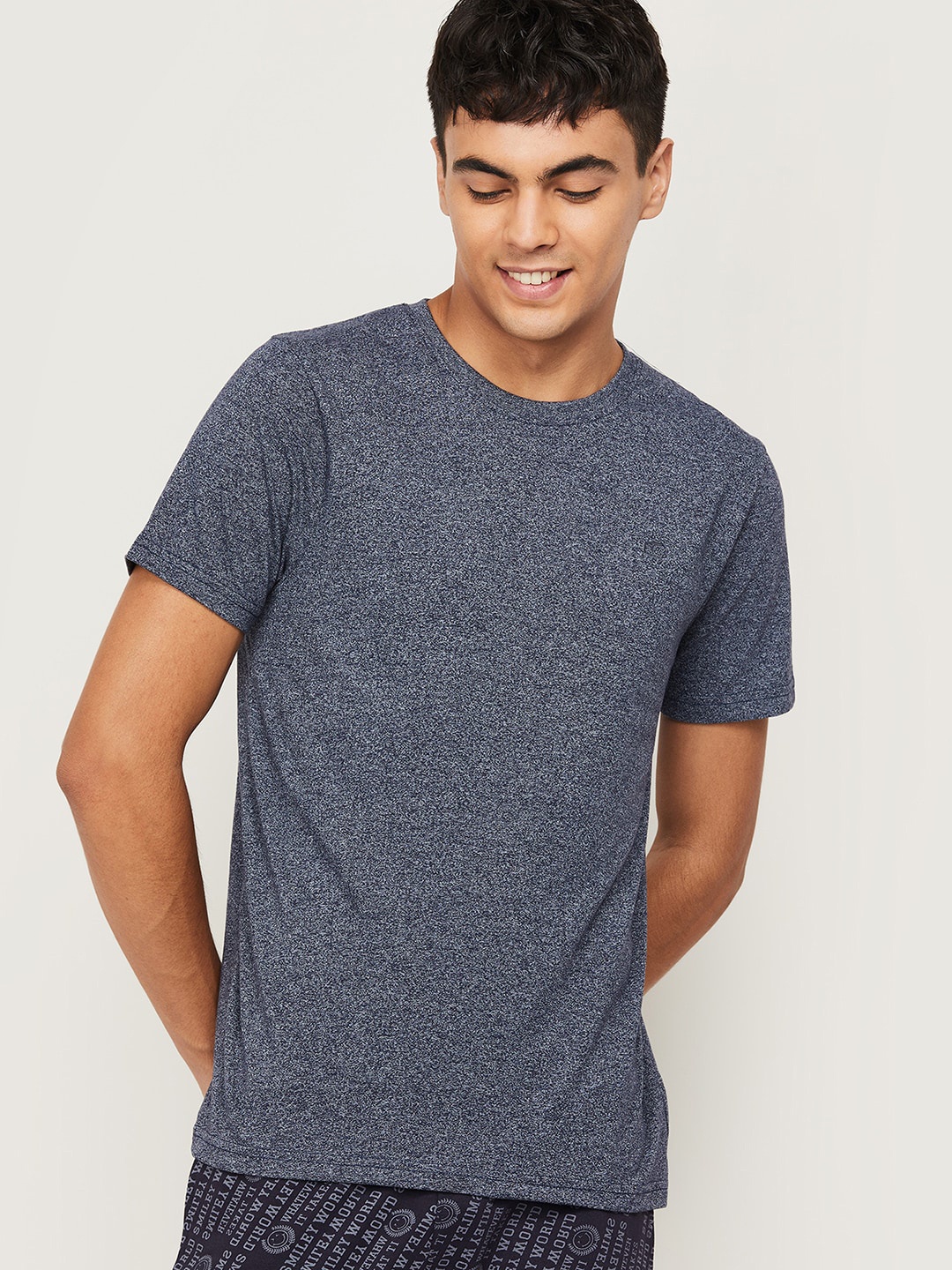 

Fame Forever by Lifestyle Men Navy Blue T-shirt