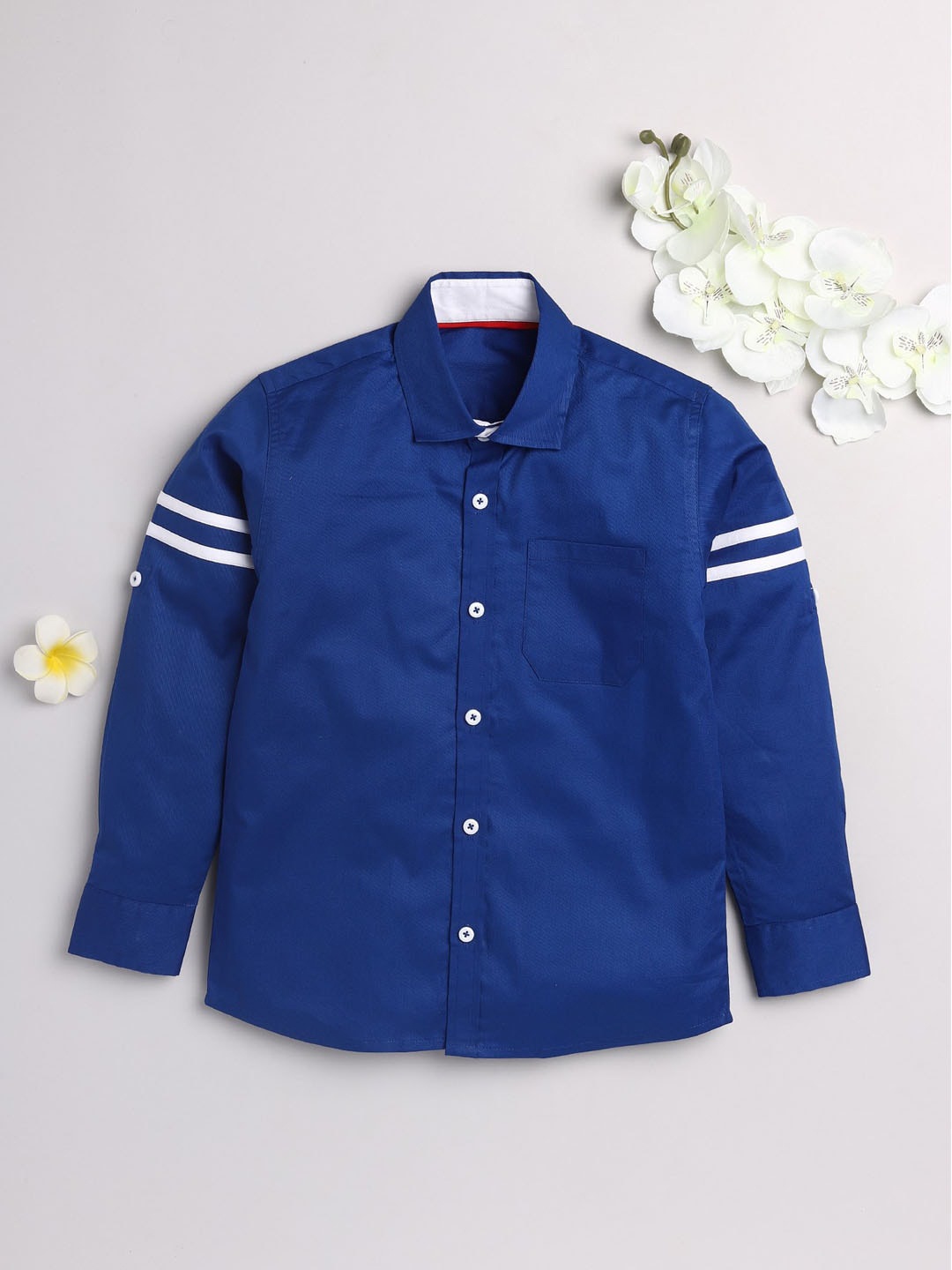 

JBN Creation Boys Blue Classic Casual Shirt