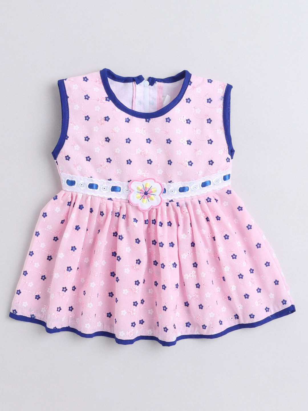 

The Magic Wand Girls Pink & Blue Floral Dress
