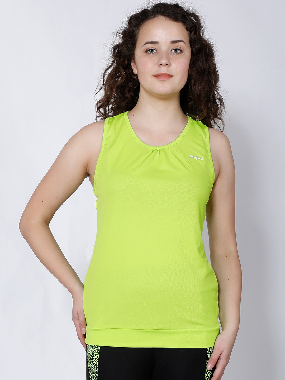

Yogue Activewear Fluorescent Green Tank Top