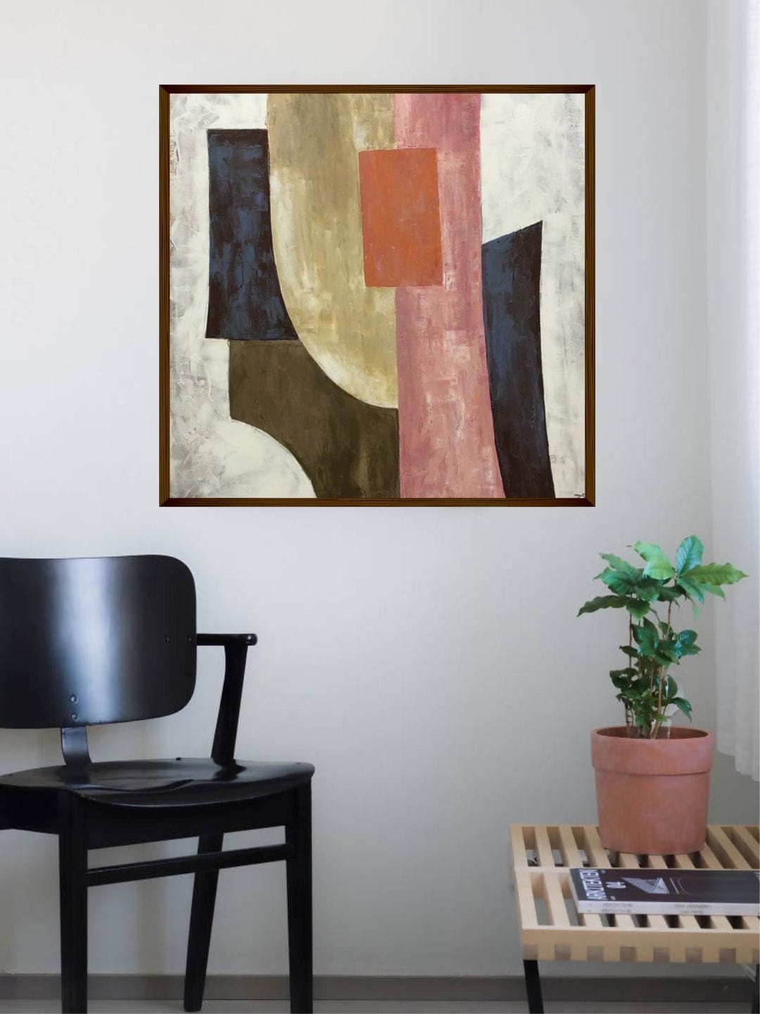 

The Art House Multicolored Abstract Painting Framed Wall Art, Multi