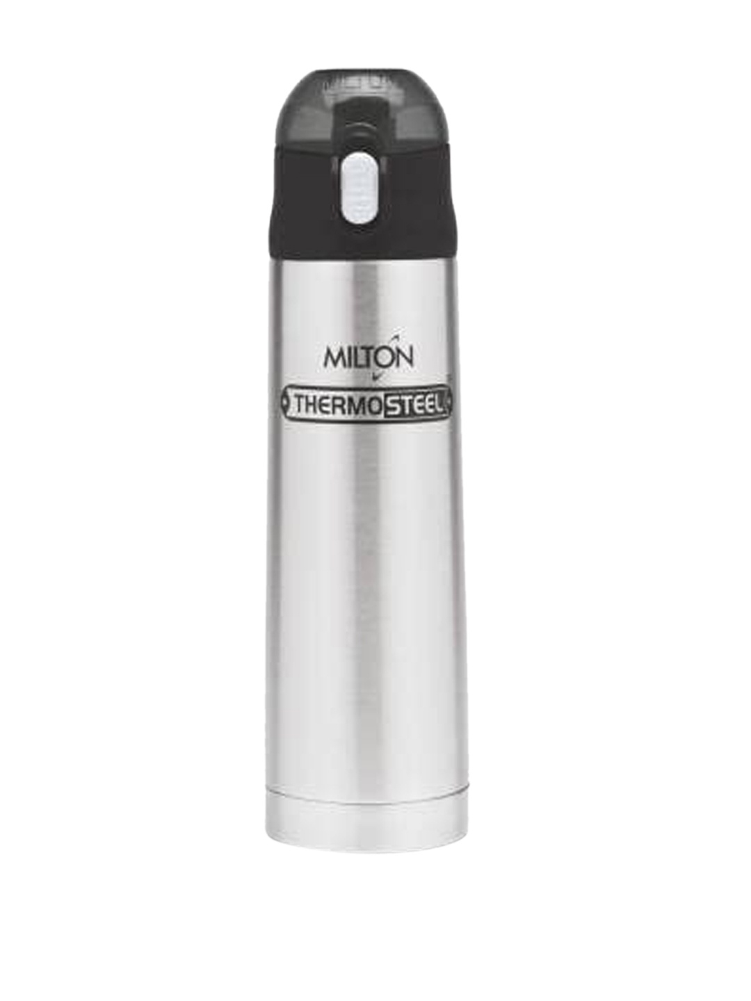 

Milton Silver Toned & Black Stainless Steel Insulated Water Bottle 750ML
