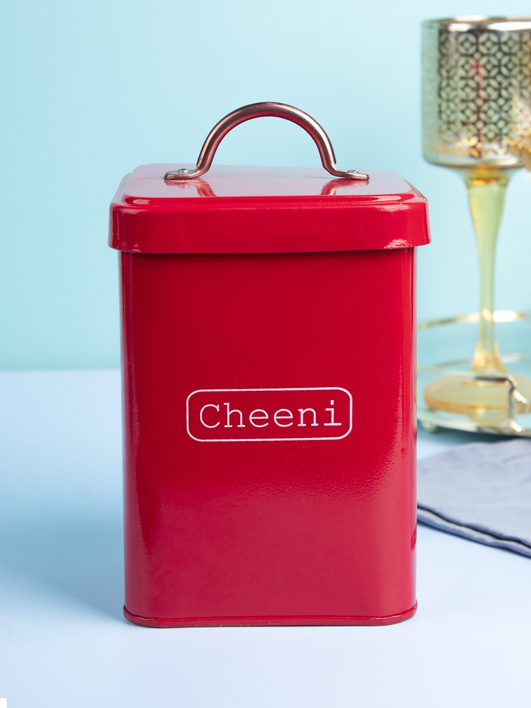 

MARKET99 Red Storage Chini Jar