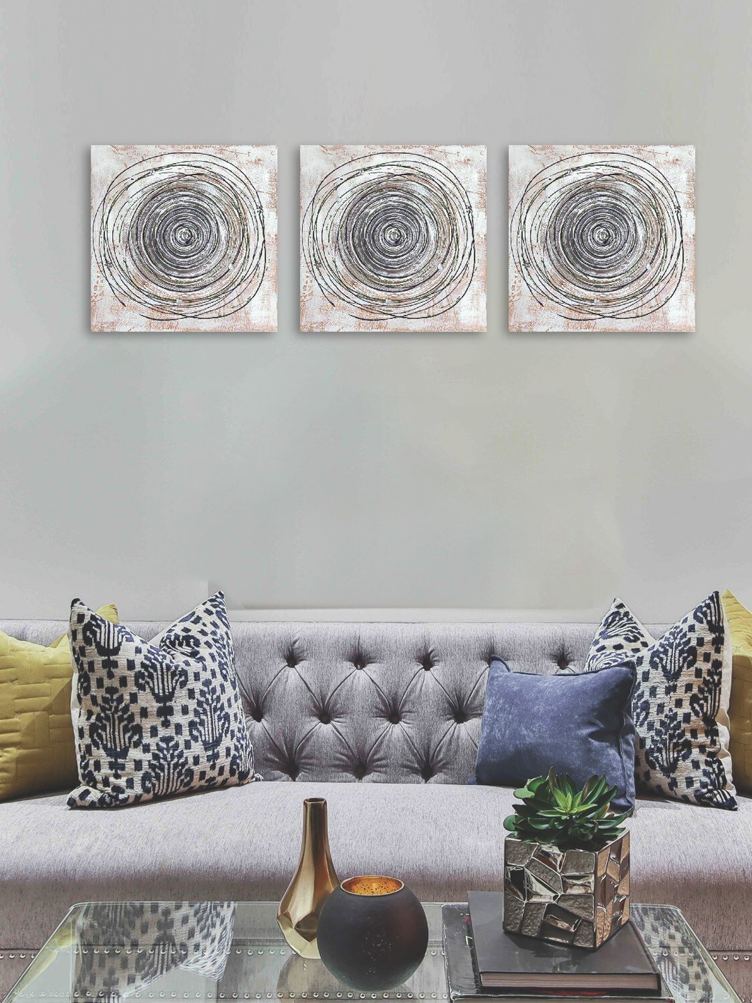 

MARKET99 Multicolored 1 Pcs Hand Made Oil Painting, Multi