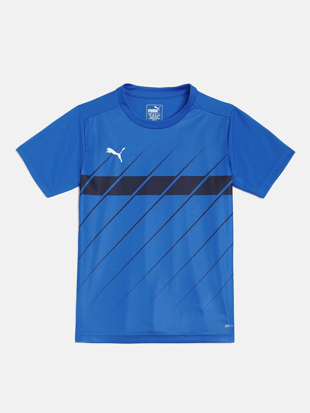 

Puma Boys Blue Solid ftblPLAY Graphic JrFootball T-shirt