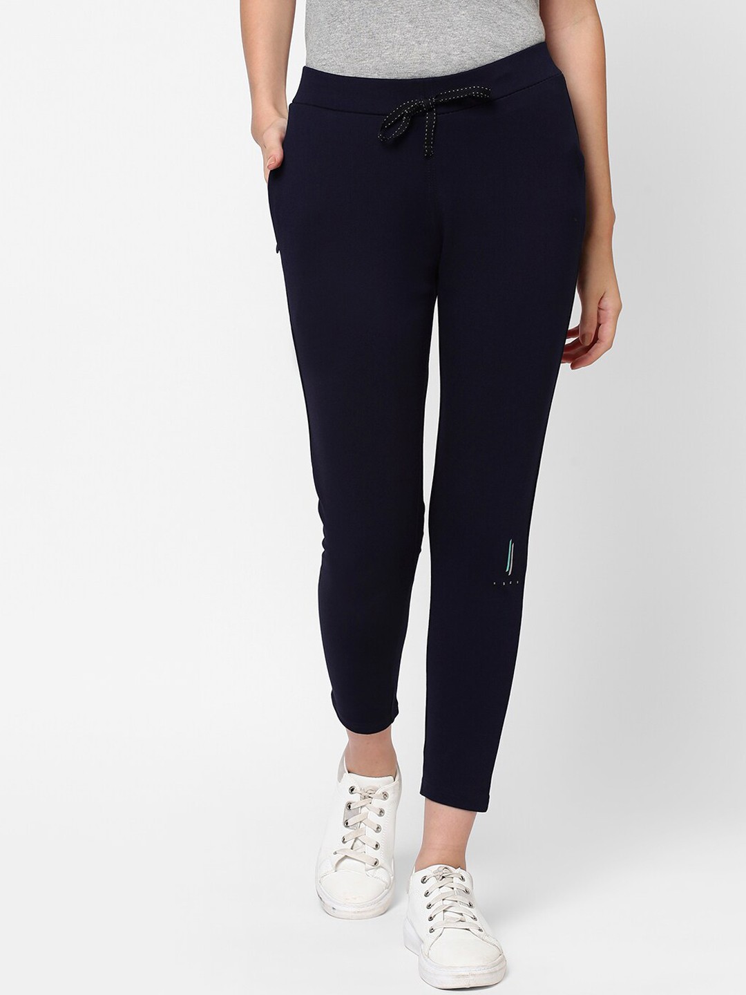

Sweet Dreams Women Navy Blue Solid Slim-Fit Track Pants