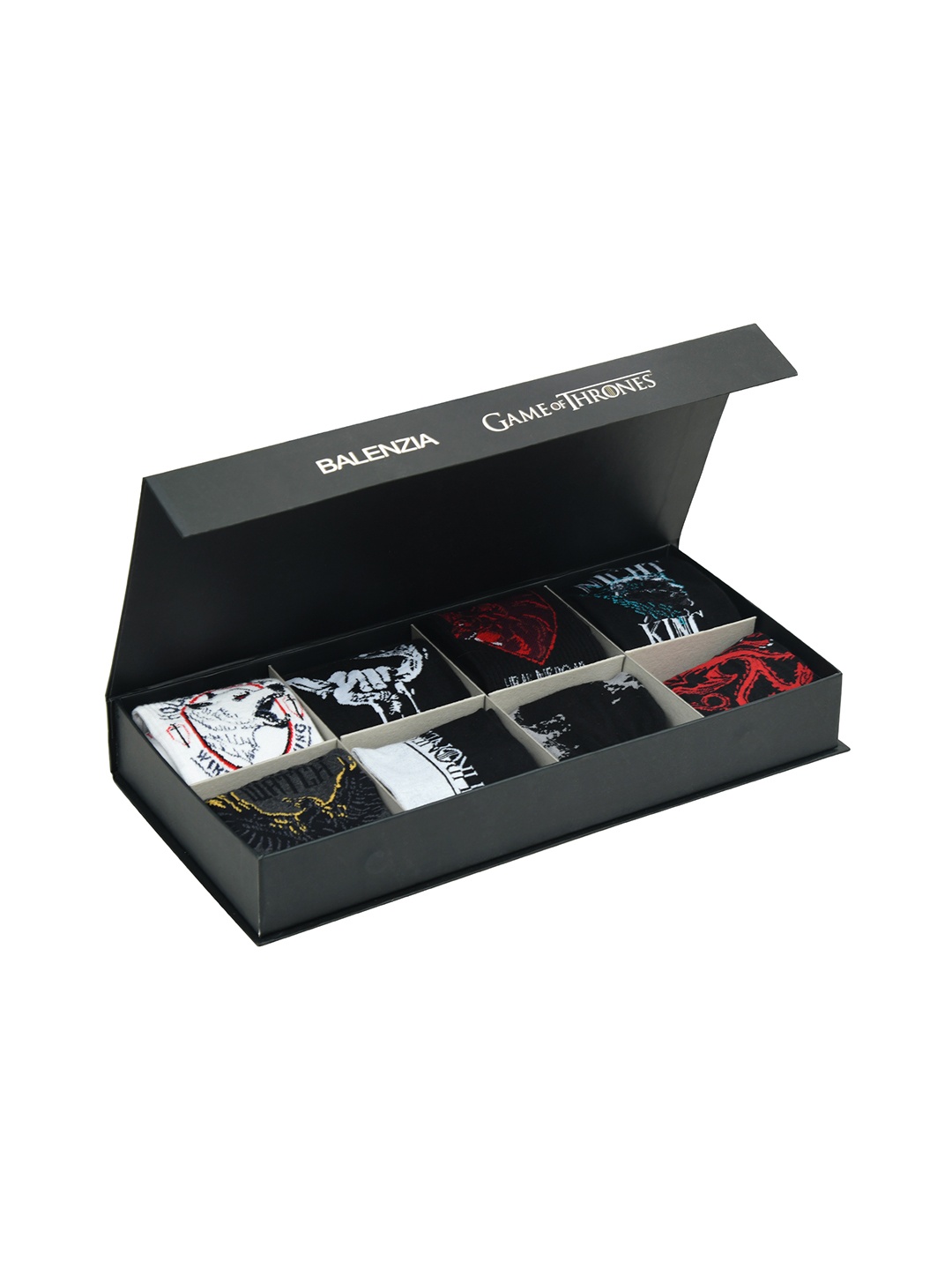 

Balenzia x Game of Thrones Men Pack of 8 Assorted Socks