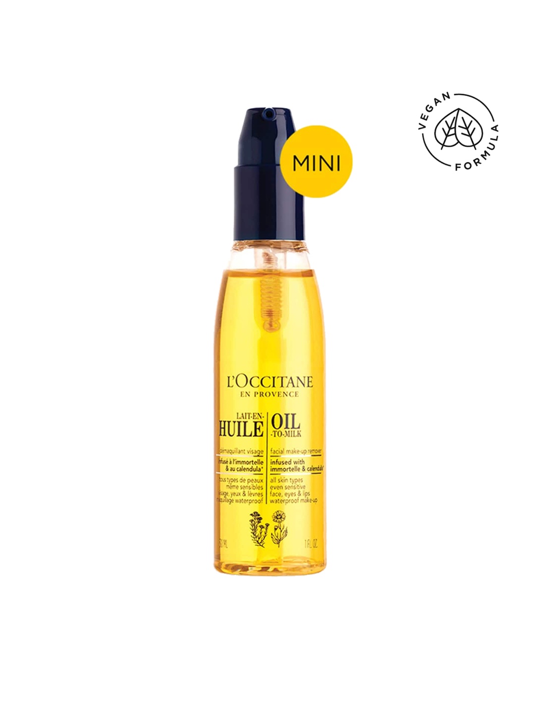 

LOccitane en Provence Facial Makeup-Remover Cleansing Oil 30 ml, Yellow