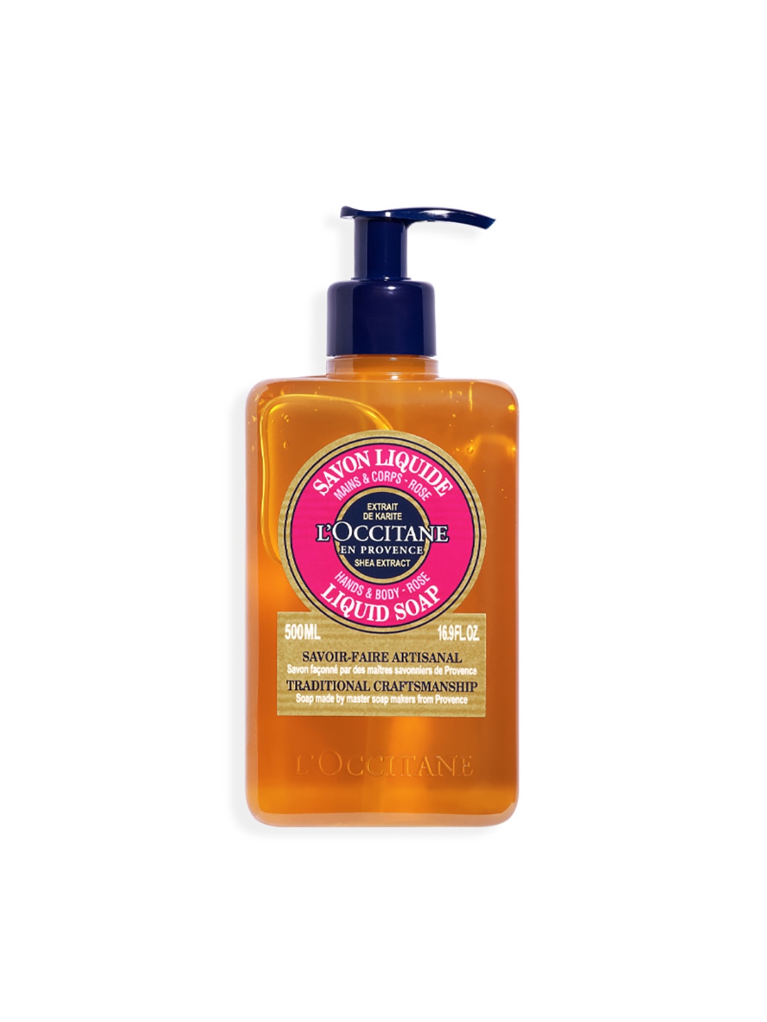 

LOccitane en Provence Shea Rose Liquid Body Wash 500ml, Transparent