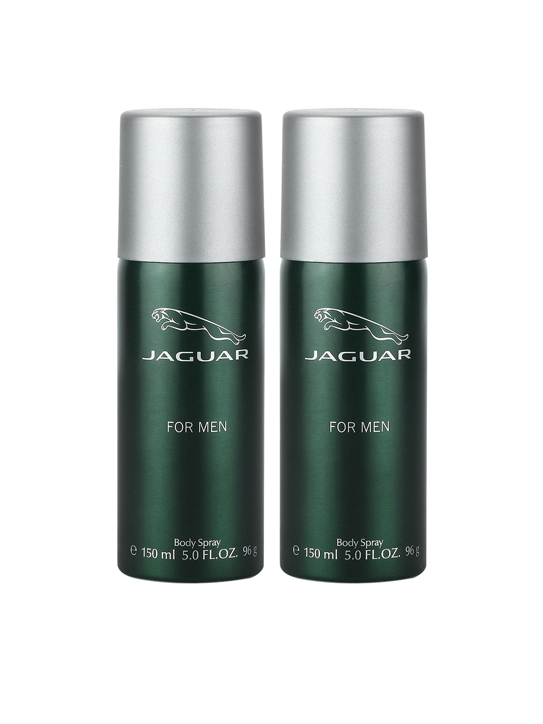 

JAGUAR Men Set of 2 Deodorant Spray 150 ml each, Green