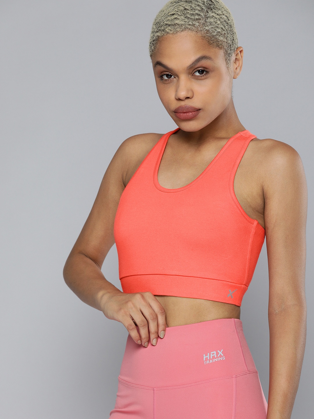

HRX by Hrithik Roshan Pink Bra Lightly Padded