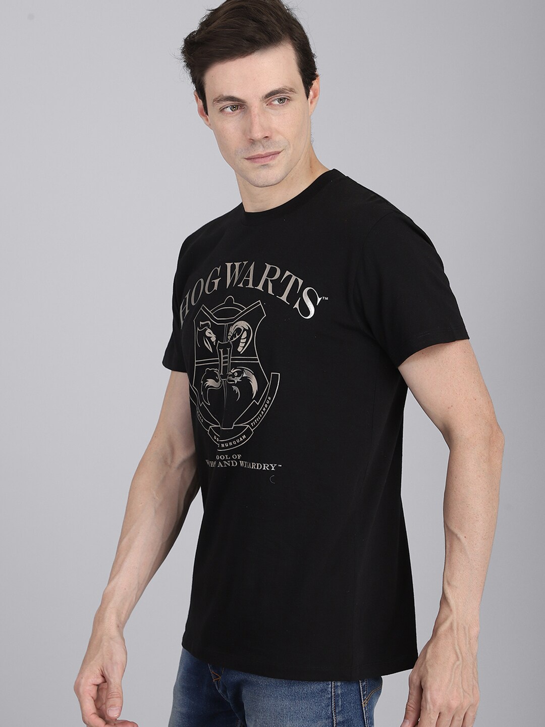 

Free Authority Harry Potter Printed Tshirt For Men, Black