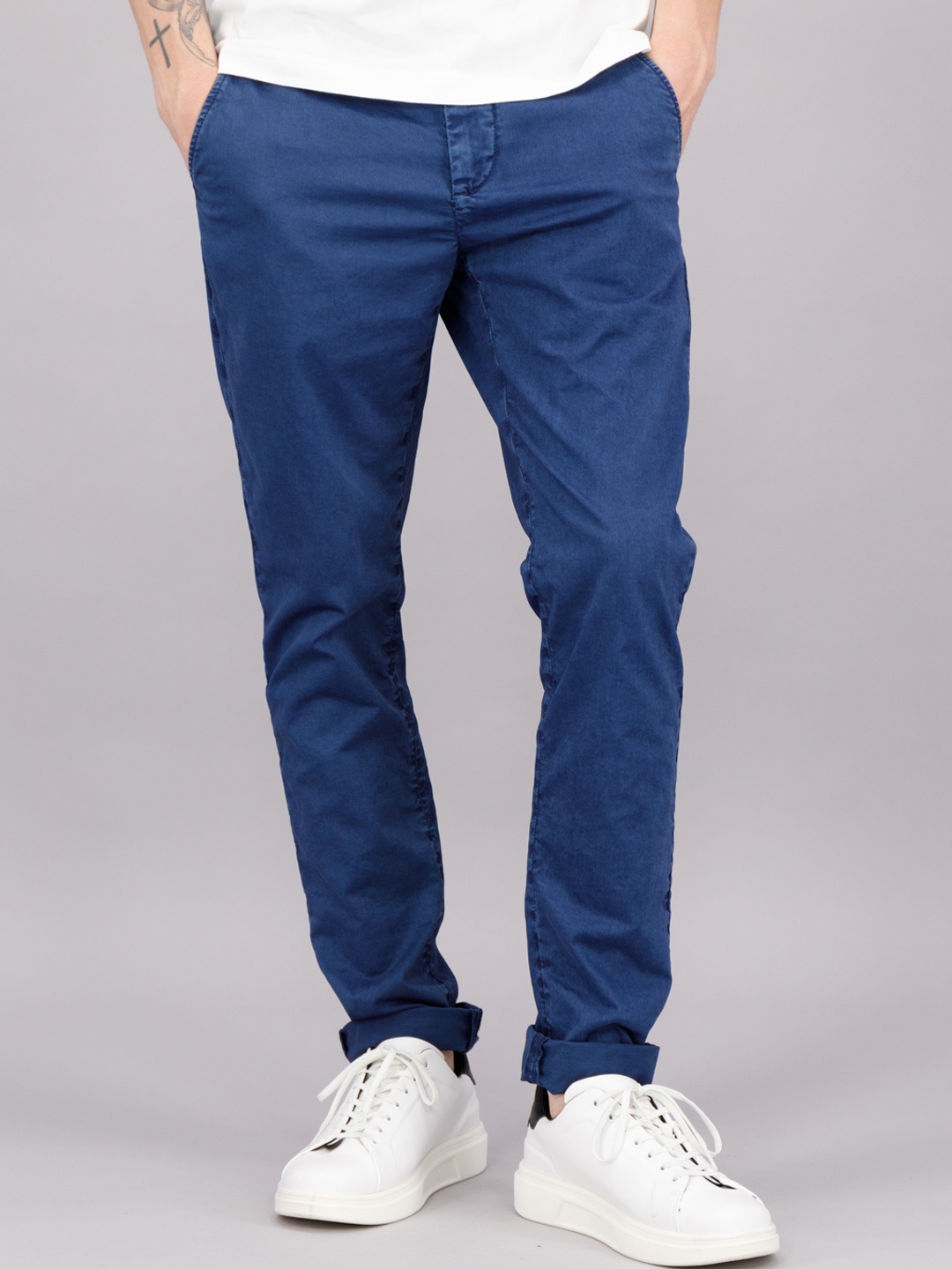 

FREESOUL Men Blue Solid Jeans