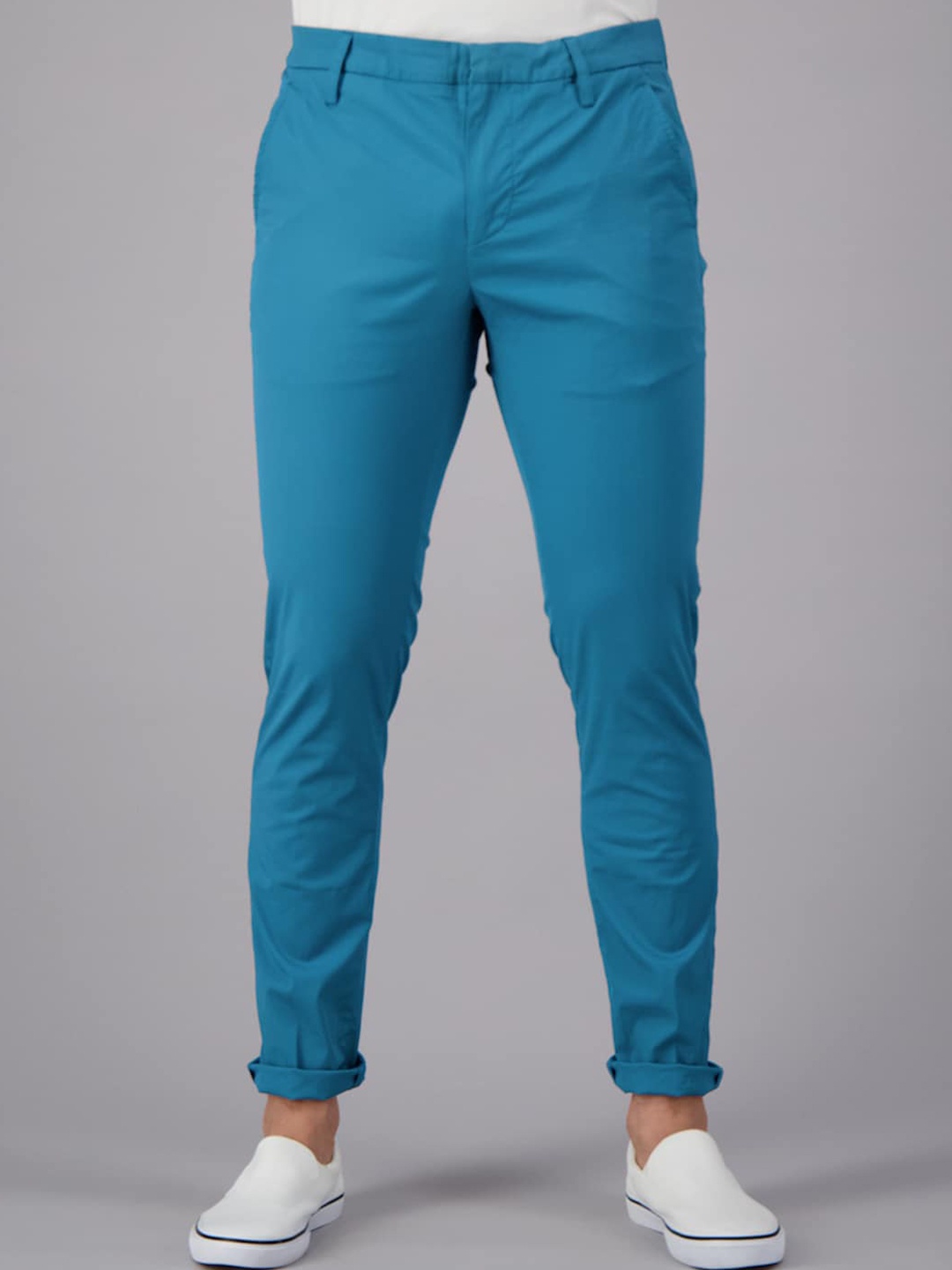

FREESOUL Men Blue Trousers