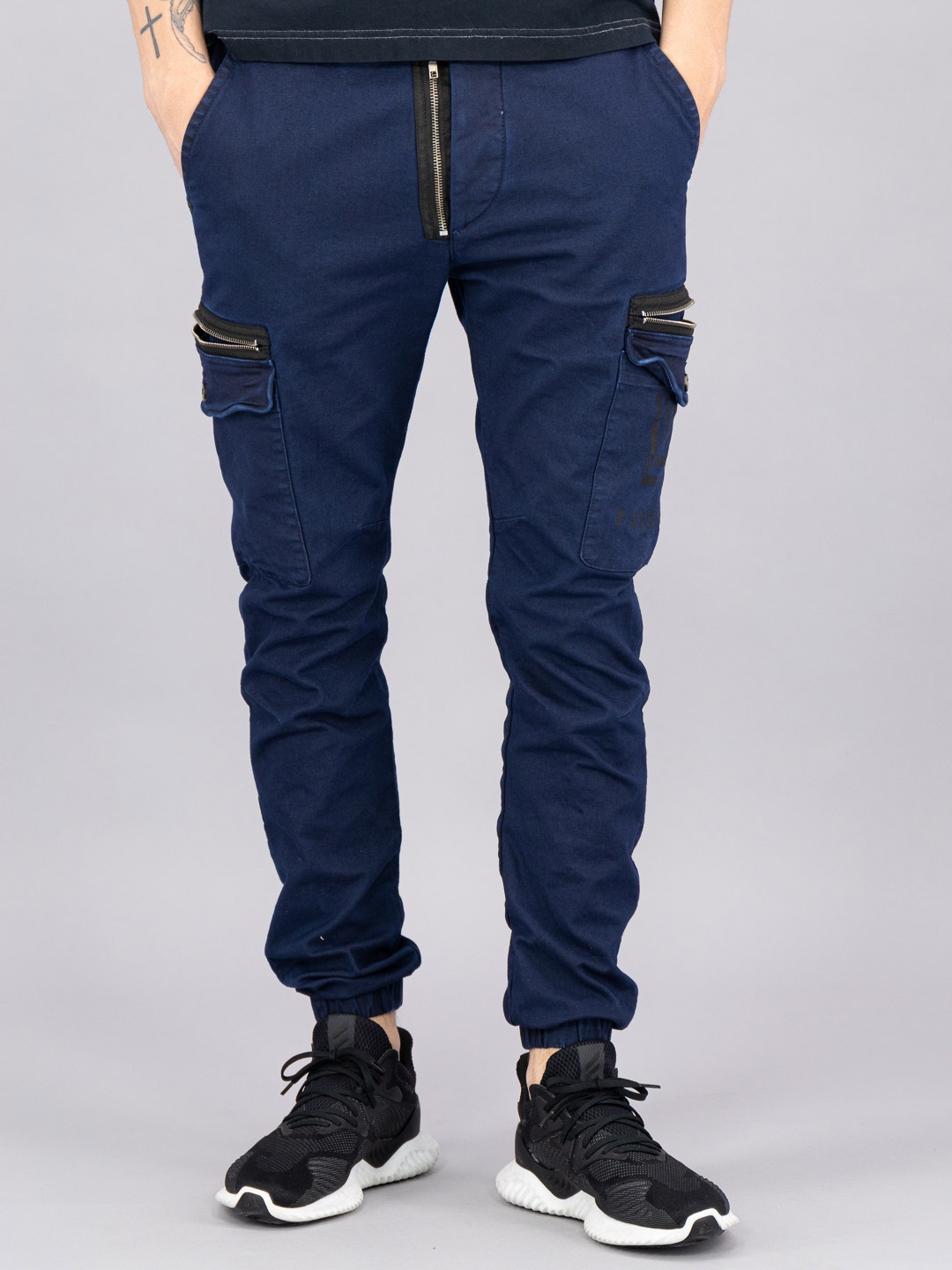 

FREESOUL Men Navy Blue Joggers