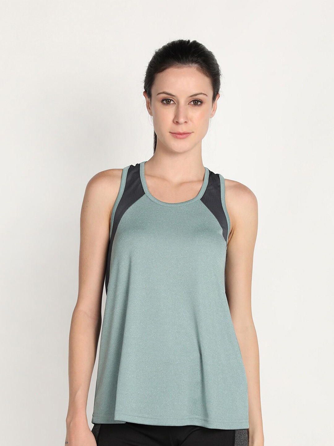 

CHKOKKO Sea Green Training Tank Top