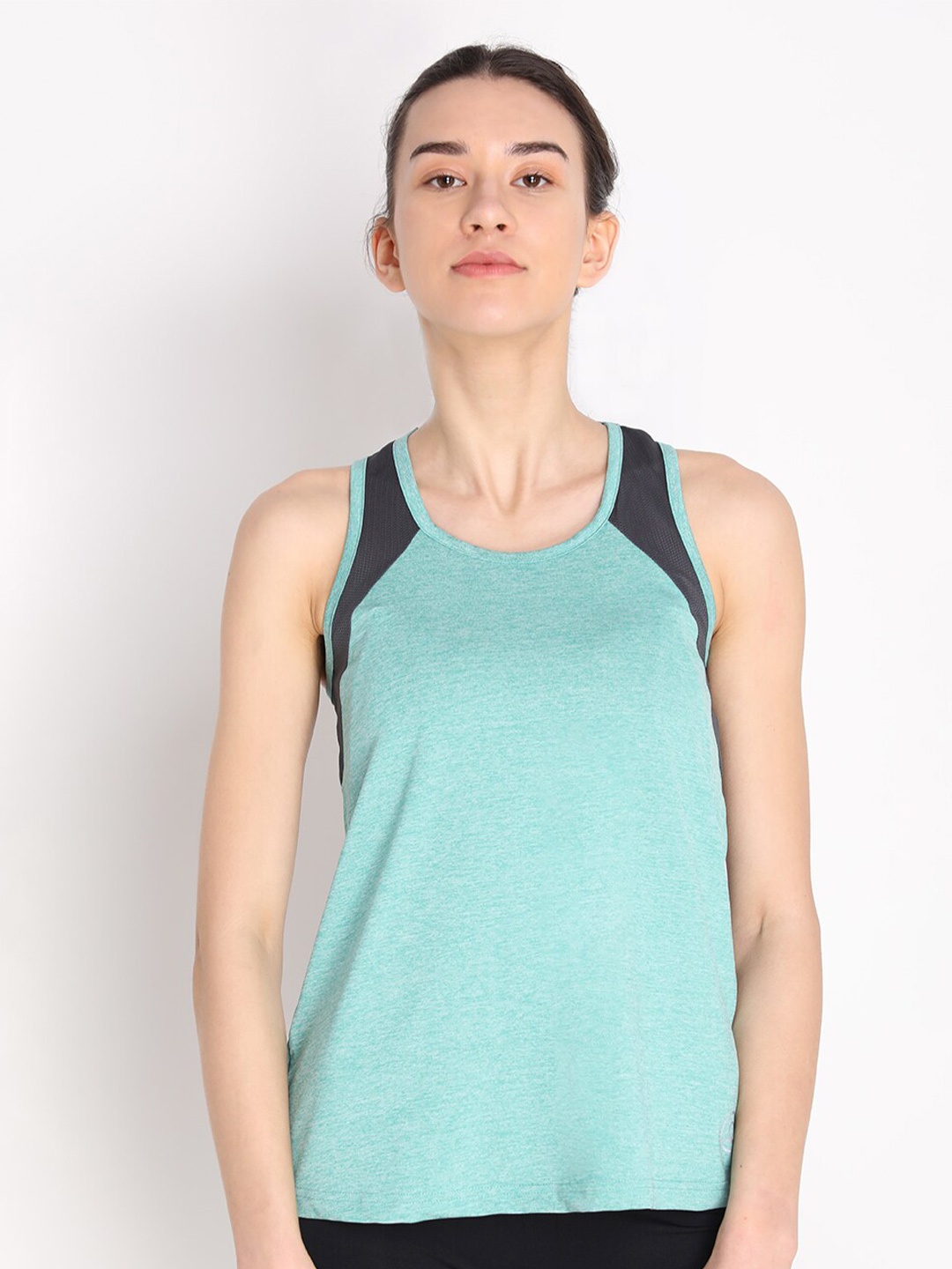 

CHKOKKO Sea Green Tank Top