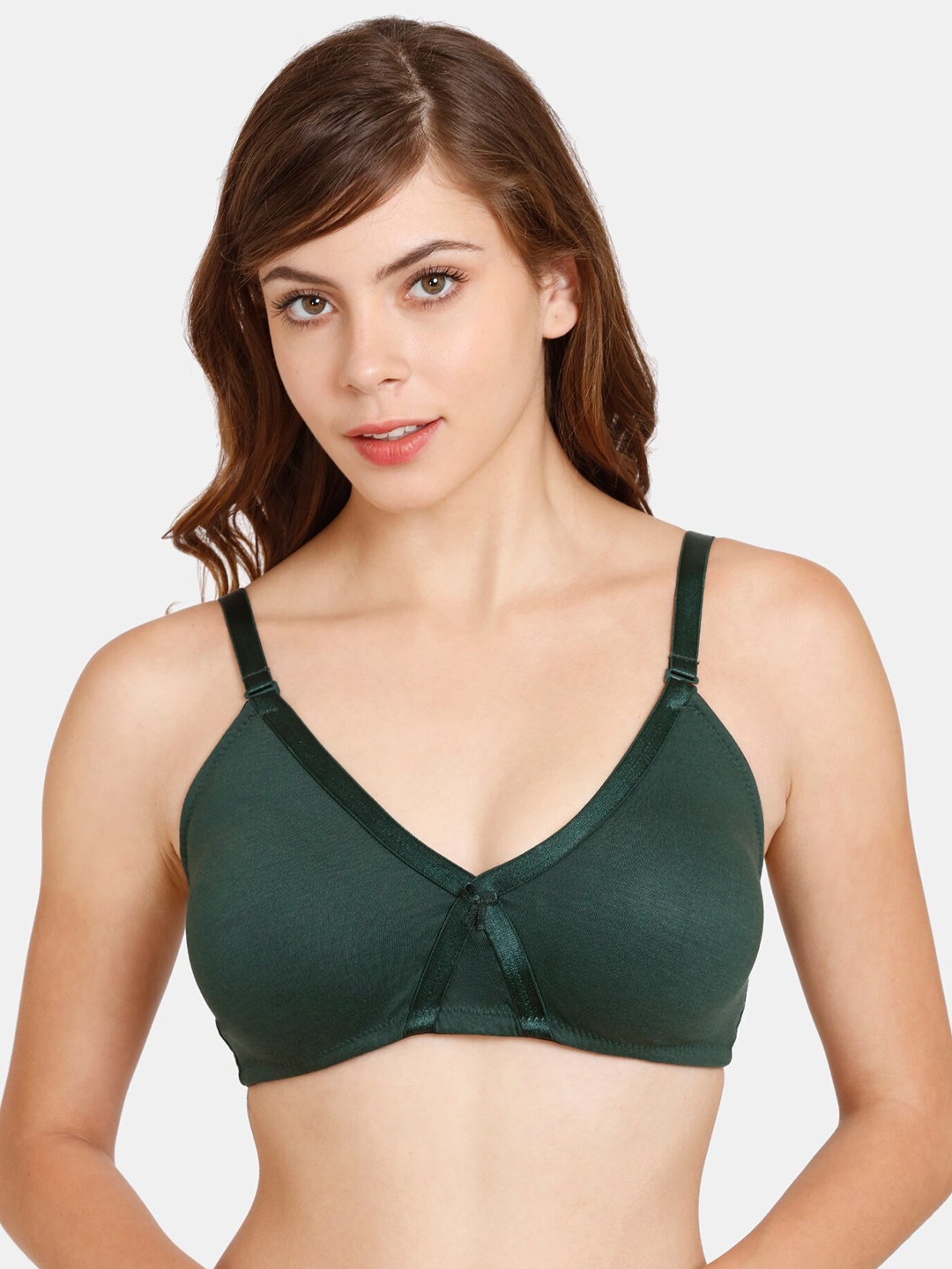 

Rosaline by Zivame Green Bra Lightly Padded
