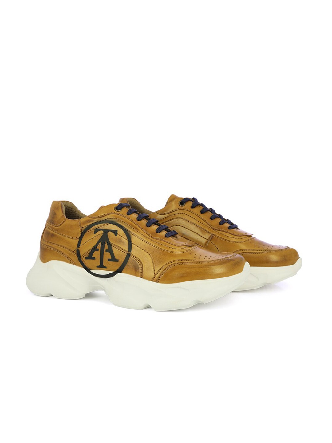 

Alberto Torresi Men Tan Running Shoes