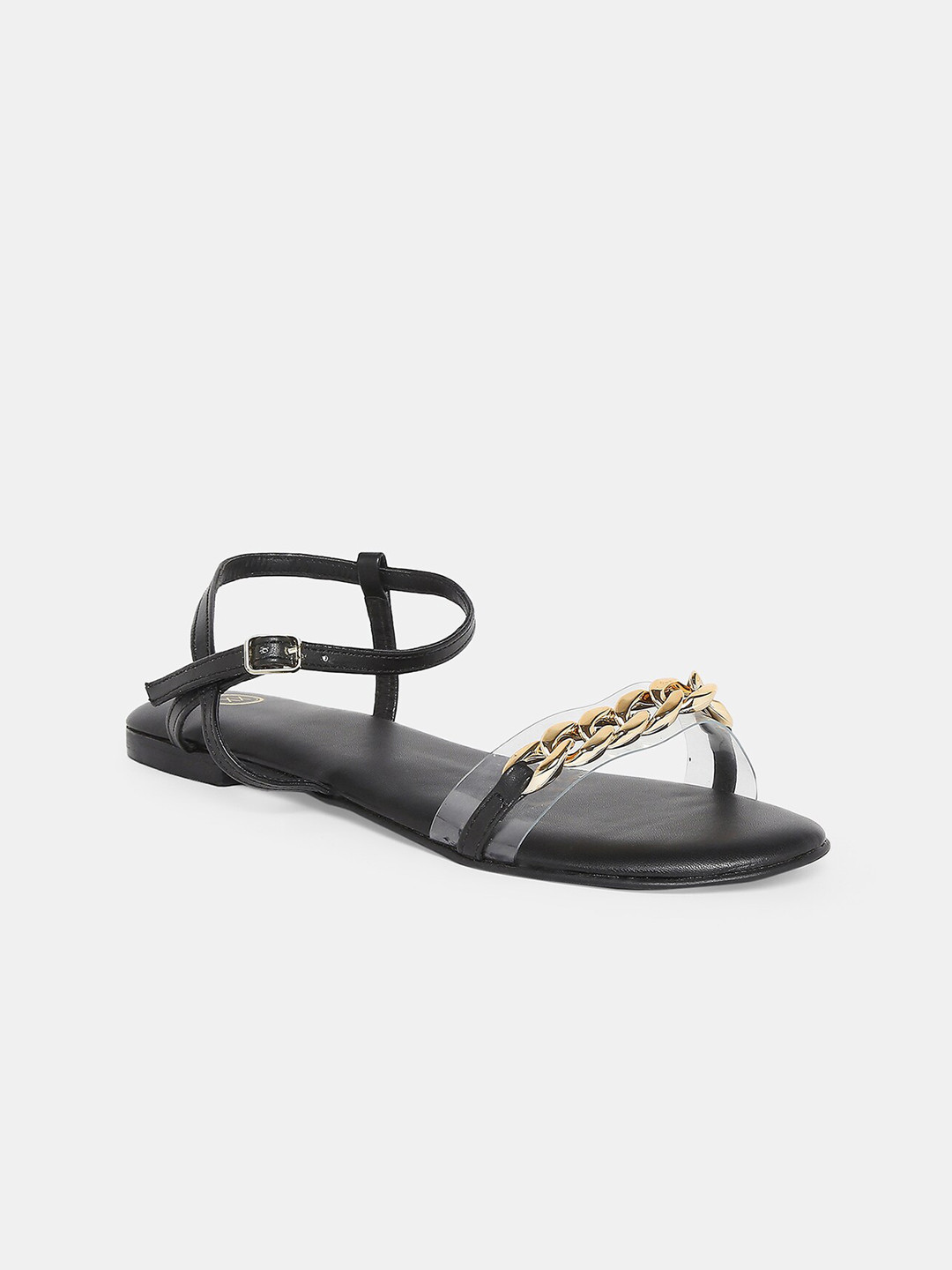 

20Dresses Women Black Open Toe Flats