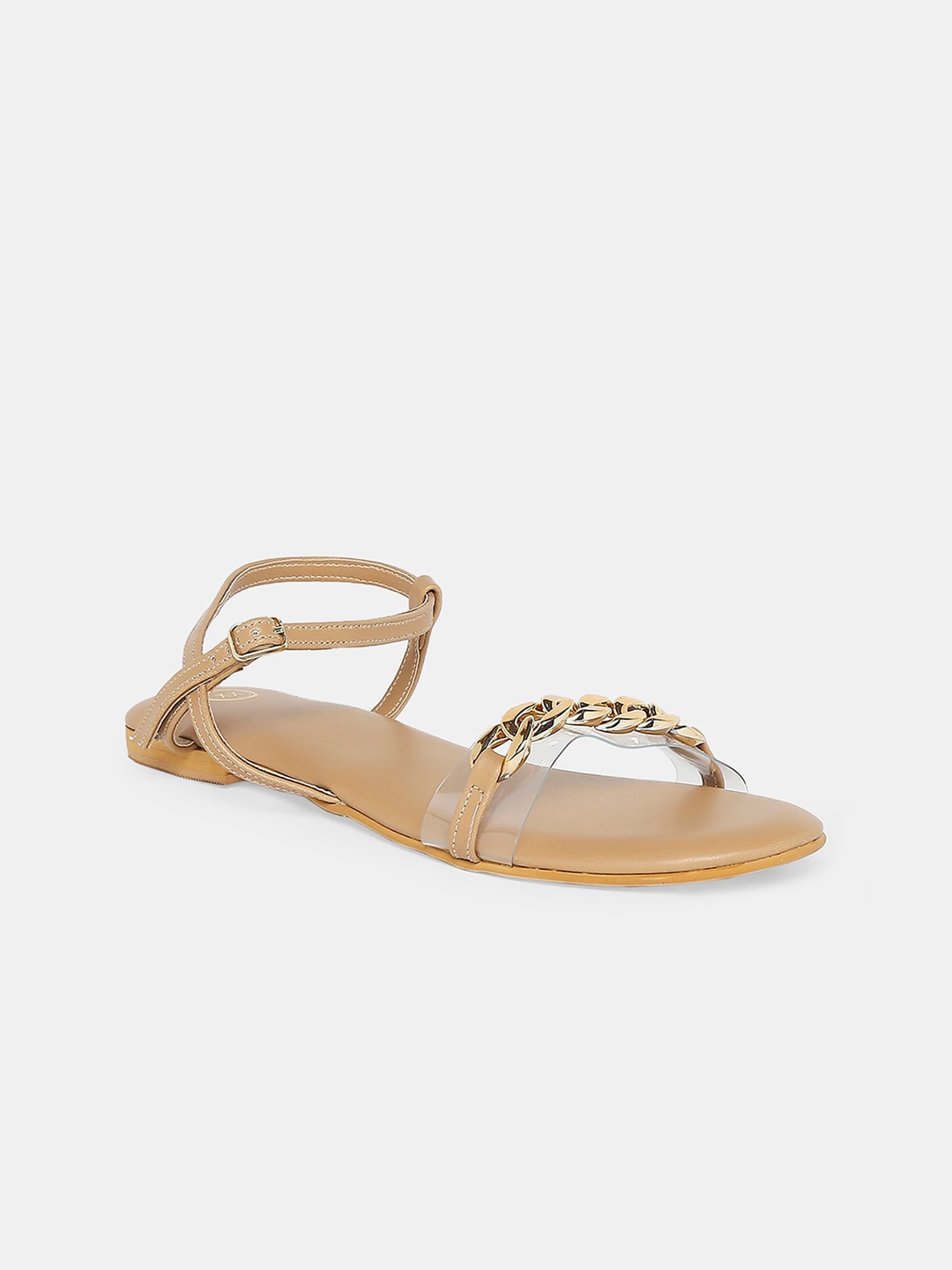 

20Dresses Women Beige Open Toe Flats