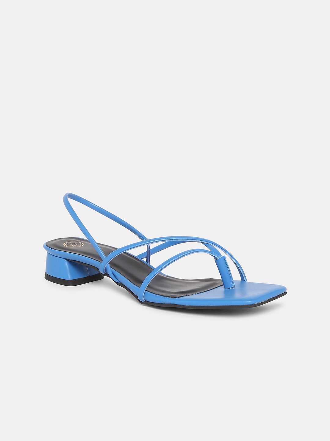 

20Dresses Blue PU Block Sandals