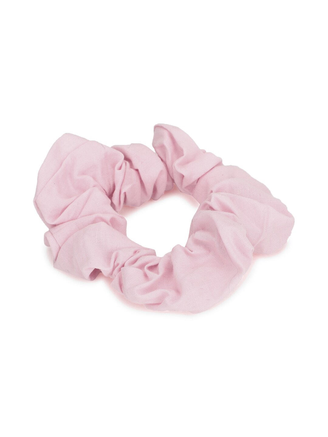

FOREVER 21 Women Pink Cotton Scrunchies Ponytail Holders