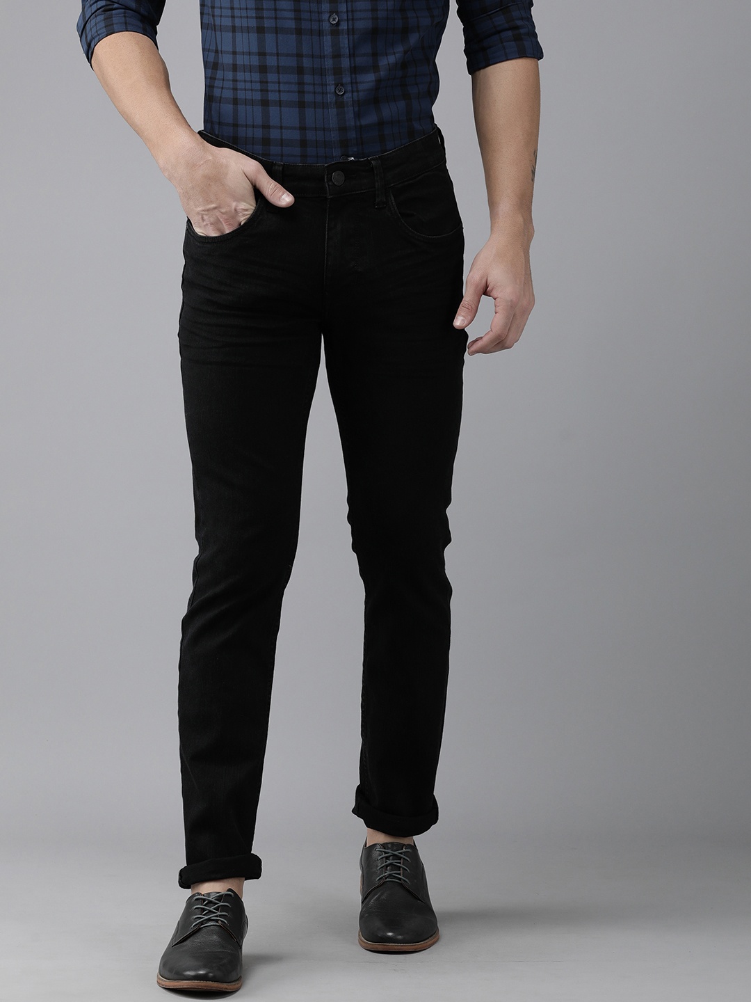 

U.S. Polo Assn. Denim Co. Men Black Slim Fit Stretchable Jeans