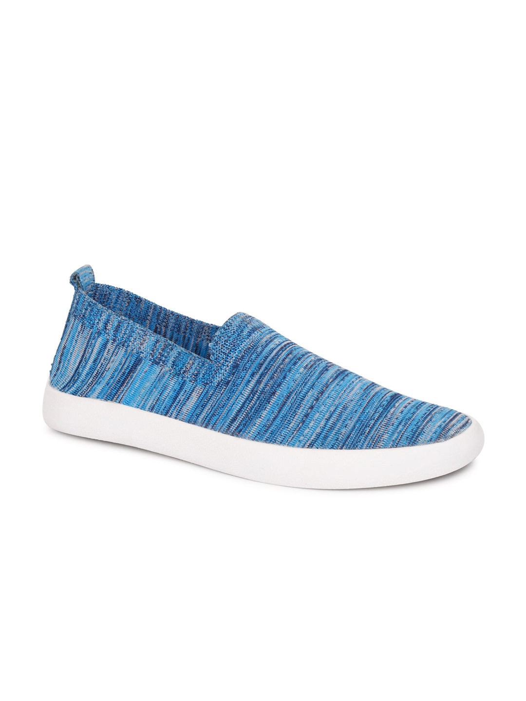 

IMT Men Blue Woven Design Slip-On Sneakers