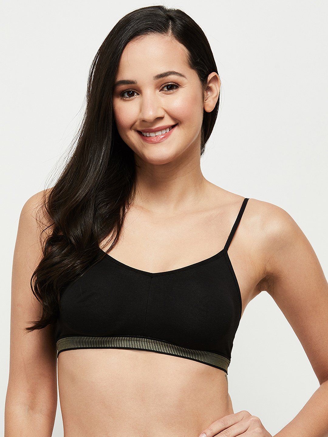 

max Black Bra Underwired Lightly Padded