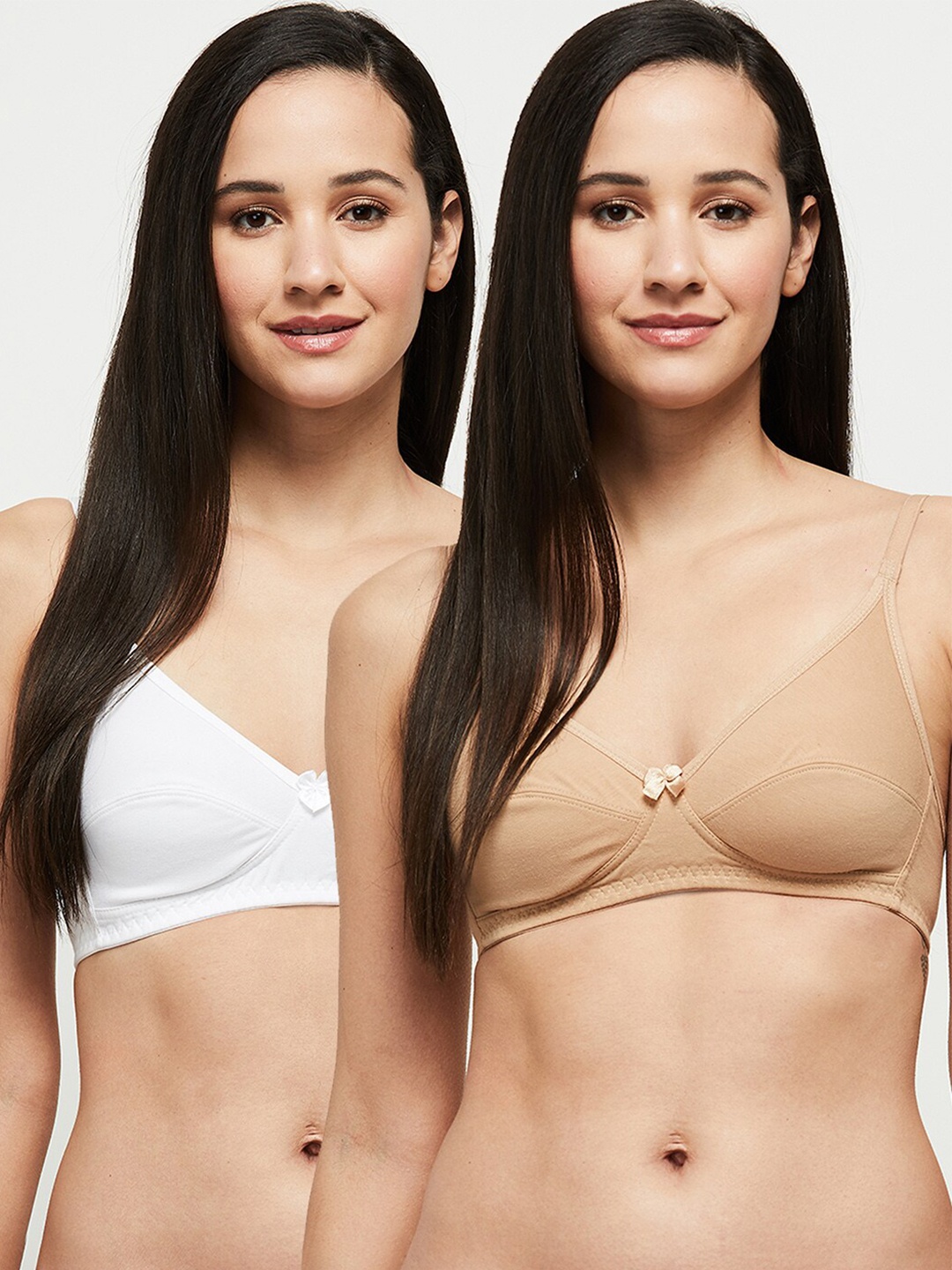 

max Pack of 2 Underwired Lightly Padded Bra NOOS2PKCNS1SKIN, Nude