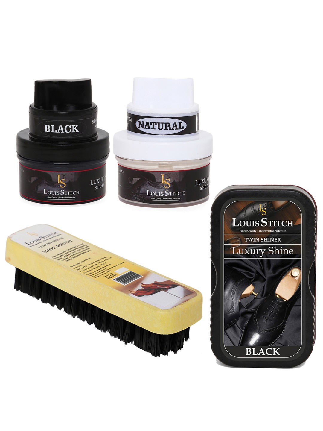 

LOUIS STITCH Multicolored Leather Shoe Care Kit, Multi