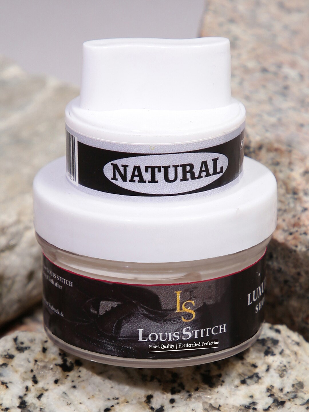 

LOUIS STITCH Set Of 5 Black Shoe Cream With Applicator & Brush