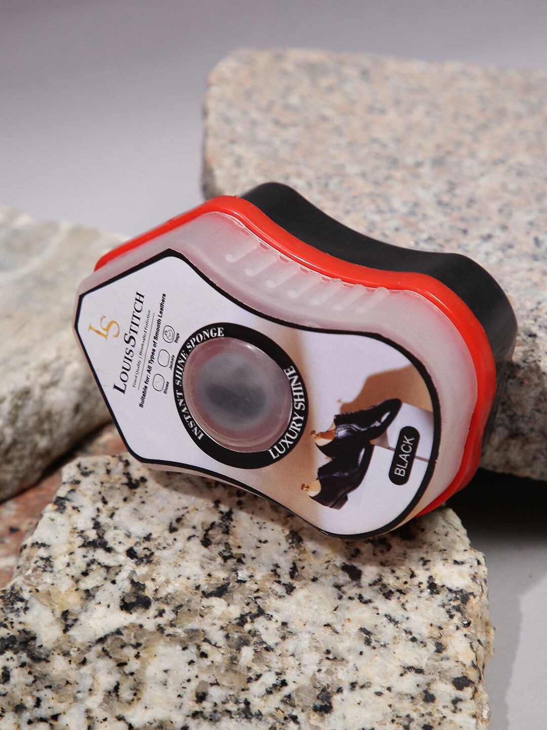 

LOUIS STITCH Black Shoe Shiner Shoe Brush Shoe Cream with Applicator