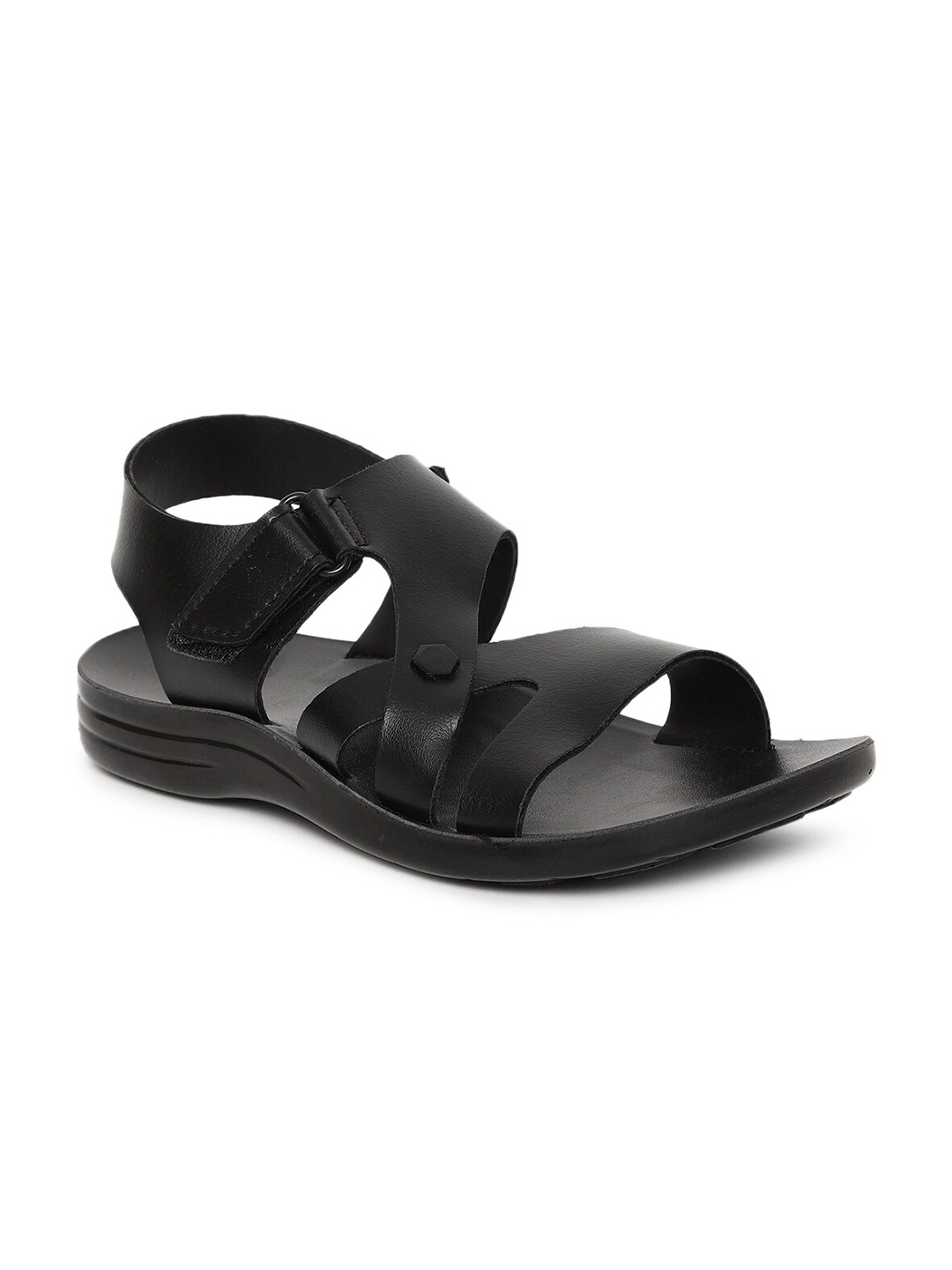 

Paragon Boys Black Comfort Sandals