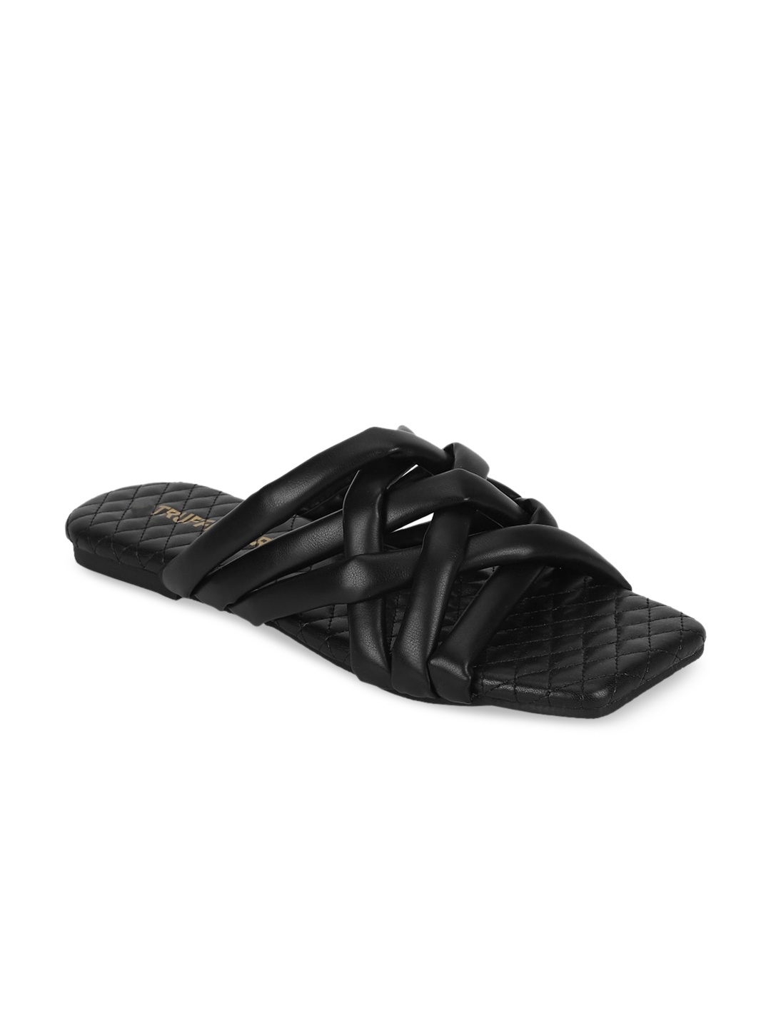 

Truffle Collection Women Black Mules with Bows Flats